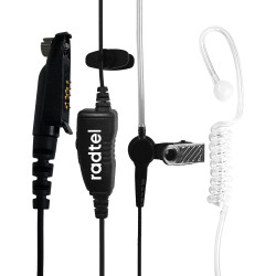 radtel Écouteur-Casque avec Micro PTT pour radios bidirectionnelles RT-950, RT-950 Pro et BJ-9000, Communication de Type Talkie-