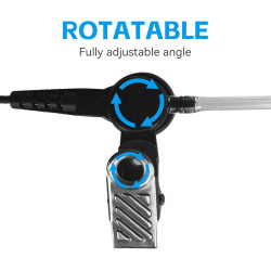 radtel Écouteur-Casque avec Micro PTT pour radios bidirectionnelles RT-950, RT-950 Pro et BJ-9000, Communication de Type Talkie-