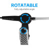 radtel Écouteur-Casque avec Micro PTT pour radios bidirectionnelles RT-950, RT-950 Pro et BJ-9000, Communication de Type Talkie-