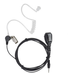 MIDLAND MA31-777 Pro C1438 - Oreillette Bodyguard Transparente et PTT, 1 pin 3,5 mm, Compatible 777 Pro