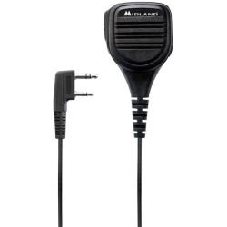 MIDLAND MA25-LK C1540 - Micro déporté étanche avec PTT, compatibilité avec G10/G11 Pro, G13, CT590-S, CT990-EBR