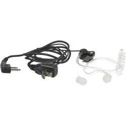 vhbw 5X Oreillette Compatible avec Alinco DJ-V5, EC-10 Radio Talkie-walkie, câble Acoustique Transparent