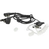 vhbw 5X Oreillette Compatible avec Alinco DJ-V5, EC-10 Radio Talkie-walkie, câble Acoustique Transparent