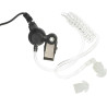 vhbw 5X Oreillette Compatible avec Alinco DJ-V5, EC-10 Radio Talkie-walkie, câble Acoustique Transparent
