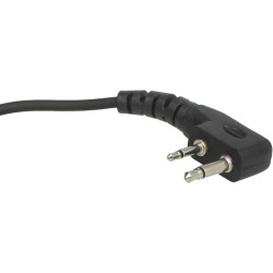 vhbw 5X Oreillette Compatible avec Alinco DJ-V5, EC-10 Radio Talkie-walkie, câble Acoustique Transparent