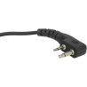 vhbw 5X Oreillette Compatible avec Alinco DJ-V5, EC-10 Radio Talkie-walkie, câble Acoustique Transparent