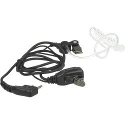 vhbw 5X Oreillette Compatible avec Alinco DJ-V5, EC-10 Radio Talkie-walkie, câble Acoustique Transparent