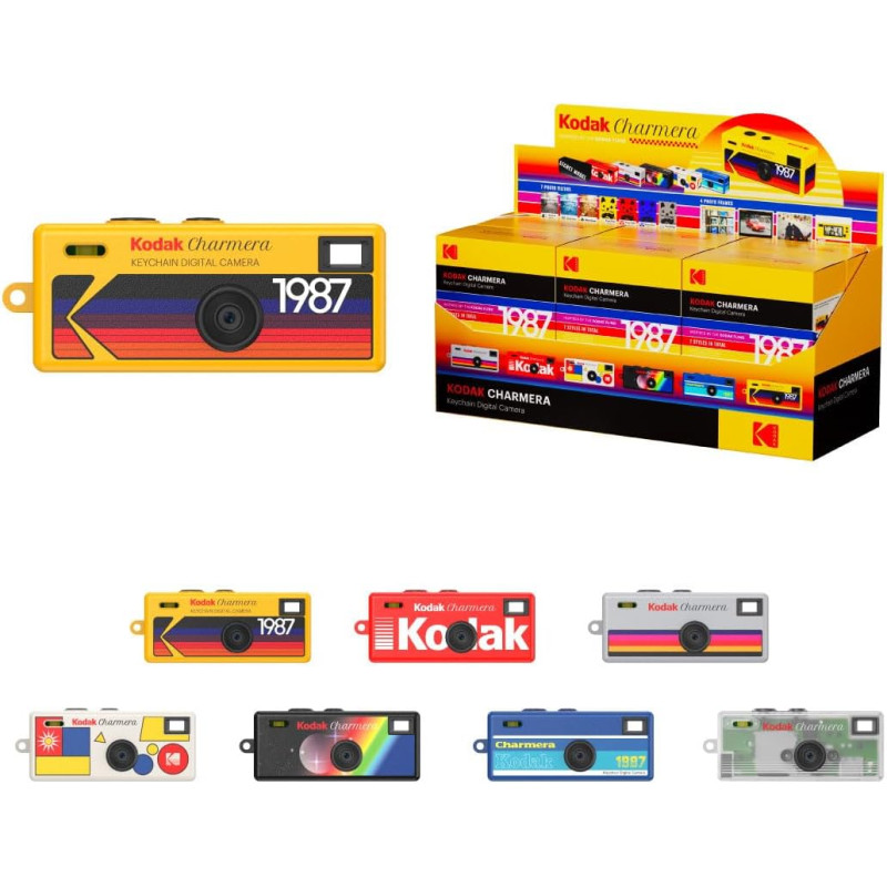 KODAK CHARMERA Lot de 6 porte-clés pour appareil photo numérique