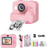 ASTGMI Appareil Photo Instantané, 2.4" Écran Appareil Photo Enfant avec Papier d'impression et Carte 32GB, Mode Selfie et Video,