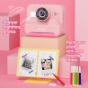 ASTGMI Appareil Photo Instantané, 2.4" Écran Appareil Photo Enfant avec Papier d'impression et Carte 32GB, Mode Selfie et Video,