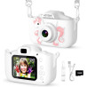 Appareil photo numérique pour enfants avec écran de 2,0" - Cadeaux pour 3, 4, 5, 6, 8, 7, 9, 10, 11 ans - 1080P HD - Anti-chute 
