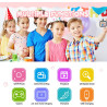 Appareil photo numérique pour enfants avec écran de 2,0" - Cadeaux pour 3, 4, 5, 6, 8, 7, 9, 10, 11 ans - 1080P HD - Anti-chute 