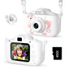 ASTGMI Appareil Photo pour Enfants, 2.0 Pouces Enfant Appareil Photo Numérique, Mini Caméra Rechargeable Caméscope Cadeau Jouet 