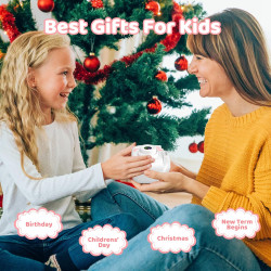 ASTGMI Appareil Photo pour Enfants, 2.0 Pouces Enfant Appareil Photo Numérique, Mini Caméra Rechargeable Caméscope Cadeau Jouet 