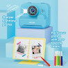ASTGMI Appareil Photo Instantané, 2.4" Écran Appareil Photo Enfant avec Papier d'impression et Carte 32GB, Mode Selfie et Video,