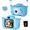 ASTGMI Mini Appareil Photo Numérique pour Enfants, 2.0 Pouces, Rechargeable Caméscope Cadeau Jouet Filles Garçons de 3 à 10 Ans,