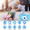 ASTGMI Mini Appareil Photo Numérique pour Enfants, 2.0 Pouces, Rechargeable Caméscope Cadeau Jouet Filles Garçons de 3 à 10 Ans,