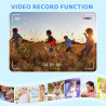 ASTGMI Mini Appareil Photo Numérique pour Enfants, 2.0 Pouces, Rechargeable Caméscope Cadeau Jouet Filles Garçons de 3 à 10 Ans,