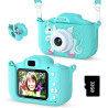 ASTGMI Appareil Photo pour Enfants, 2.0 Pouces Enfant Appareil Photo Numérique, Mini Caméra Rechargeable Caméscope Cadeau Jouet 