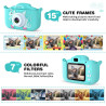 ASTGMI Appareil Photo pour Enfants, 2.0 Pouces Enfant Appareil Photo Numérique, Mini Caméra Rechargeable Caméscope Cadeau Jouet 