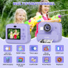 ASTGMI Appareil Photo Instantané, 2.4" Écran Appareil Photo Enfant avec Papier d'impression et Carte 32GB, Mode Selfie et Video,