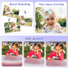 ASTGMI Appareil Photo Instantané, 2.4" Écran Appareil Photo Enfant avec Papier d'impression et Carte 32GB, Mode Selfie et Video,