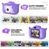 ASTGMI Appareil Photo pour Enfants, 2.0 Pouces Enfant Appareil Photo Numérique, Mini Caméra Rechargeable Caméscope Cadeau Jouet 