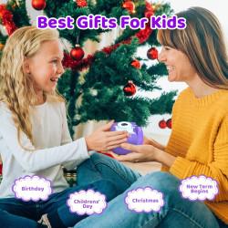 ASTGMI Appareil Photo pour Enfants, 2.0 Pouces Enfant Appareil Photo Numérique, Mini Caméra Rechargeable Caméscope Cadeau Jouet 
