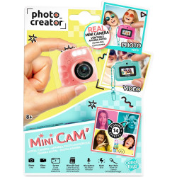 Canal Toys - Photo Creator - Mini Appareil Photo Enfant & Vidéo Numérique - Mini Caméra pour Créer des Souvenirs - Cadeau Enfant