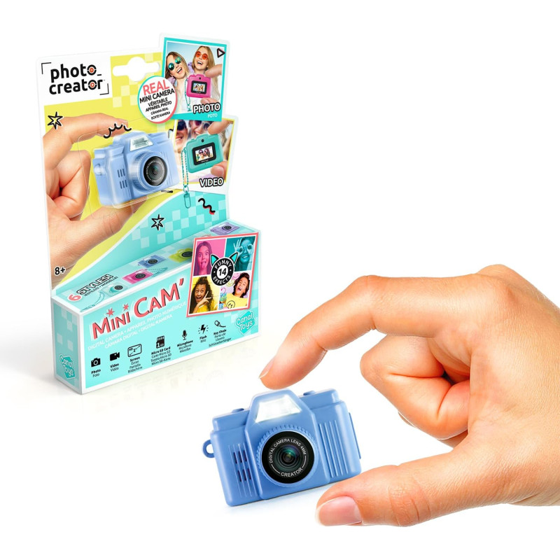 Canal Toys - Photo Creator - Mini Appareil Photo Enfant & Vidéo Numérique - Mini Caméra pour Créer des Souvenirs - Cadeau Enfant