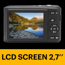 Kodak PIXPRO FZ45 Appareil Photo Compact avec Zoom 4X 16 MP Argenté