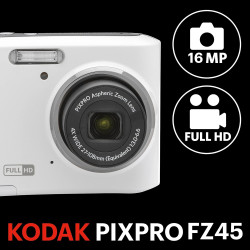 KODAK Pixpro - FZ45 - Appareil Photo Numérique Compact 16.44 Mégapixels - Noir