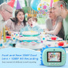 HiMont Appareil Photo Instantané Enfants, Numérique avec Papier d'impression & Carte TF 32G, Caméra Vidéo avec Stylos Colorés po
