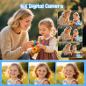 Appareil Photo Numérique 1080P 44MP Caméra Vlogging pour Enfants Ados, FHD Compact Portable avec Écran 2,4" Zoom 16X, Mini Camér