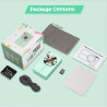 Appareil Photo Numérique 1080P 44MP Caméra Vlogging pour Enfants Ados, FHD Compact Portable avec Écran 2,4" Zoom 16X, Mini Camér