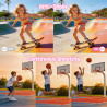 Appareil Photo Numérique 1080P 44MP Caméra Vlogging pour Enfants Ados, FHD Compact Portable avec Écran 2,4" Zoom 16X, Mini Camér