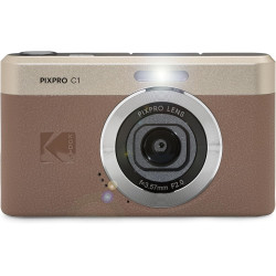 Kodak Pixpro C1 – Appareil Photo Numérique Ultra-Compact | 13MP BSI CMOS, Zoom 4X, Écran LCD 2.8", Flash LED, Batterie Intégrée 