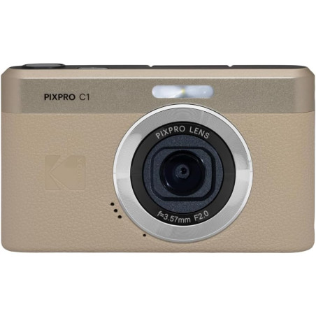 Kodak pixpro c1 – appareil photo numérique ultra-compact - 13mp bsi cmos, zoom 4x, écran lcd 2.8, flash led, batterie intégrée –