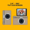 Kodak pixpro c1 – appareil photo numérique ultra-compact - 13mp bsi cmos, zoom 4x, écran lcd 2.8, flash led, batterie intégrée –