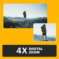 Kodak pixpro c1 – appareil photo numérique ultra-compact - 13mp bsi cmos, zoom 4x, écran lcd 2.8, flash led, batterie intégrée –
