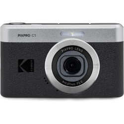 Kodak Pixpro C1 – Appareil Photo Numérique Ultra-Compact | 13MP BSI CMOS, Zoom 4X, Écran LCD 2.8", Flash LED, Batterie Intégrée 