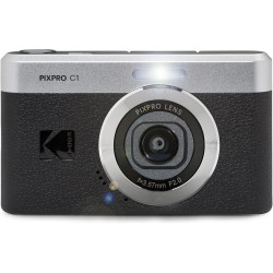 Kodak Pixpro C1 – Appareil Photo Numérique Ultra-Compact | 13MP BSI CMOS, Zoom 4X, Écran LCD 2.8", Flash LED, Batterie Intégrée 