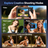 Appareil Photo Numérique 4K Digital: 56MP Appareils Numérique avec molette de Mode Écran Rabattable 180° - Camera pour Vlog avec