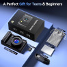 Appareil Photo Numérique 4K Digital: 56MP Appareils Numérique avec molette de Mode Écran Rabattable 180° - Camera pour Vlog avec