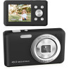 Appareil Photo Numérique, HD 1080P avec Carte Mémoire 32 Go, Appareil Photo 48 Mégapixels, écran LCD 2,4 Pouces, Zoom Numérique 