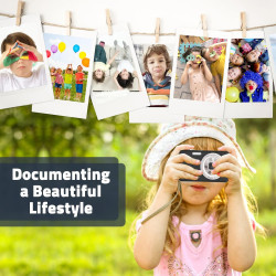 Appareil Photo Numérique, HD 1080P avec Carte Mémoire 32 Go, Appareil Photo 48 Mégapixels, écran LCD 2,4 Pouces, Zoom Numérique 