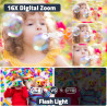 Appareil Photo Numérique, HD 1080P avec Carte Mémoire 32 Go, Appareil Photo 48 Mégapixels, écran LCD 2,4 Pouces, Zoom Numérique 