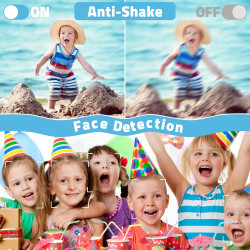 Appareil Photo Numérique, HD 1080P avec Carte Mémoire 32 Go, Appareil Photo 48 Mégapixels, écran LCD 2,4 Pouces, Zoom Numérique 