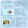 Appareil Photo Numérique, HD 1080P avec Carte Mémoire 32 Go, Appareil Photo 48 Mégapixels, écran LCD 2,4 Pouces, Zoom Numérique 