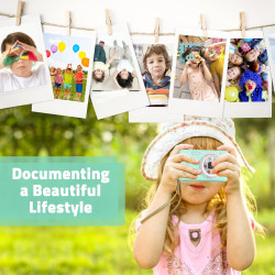 Appareil Photo Numérique, HD 1080P avec Carte Mémoire 32 Go, Appareil Photo 48 Mégapixels, écran LCD 2,4 Pouces, Zoom Numérique 